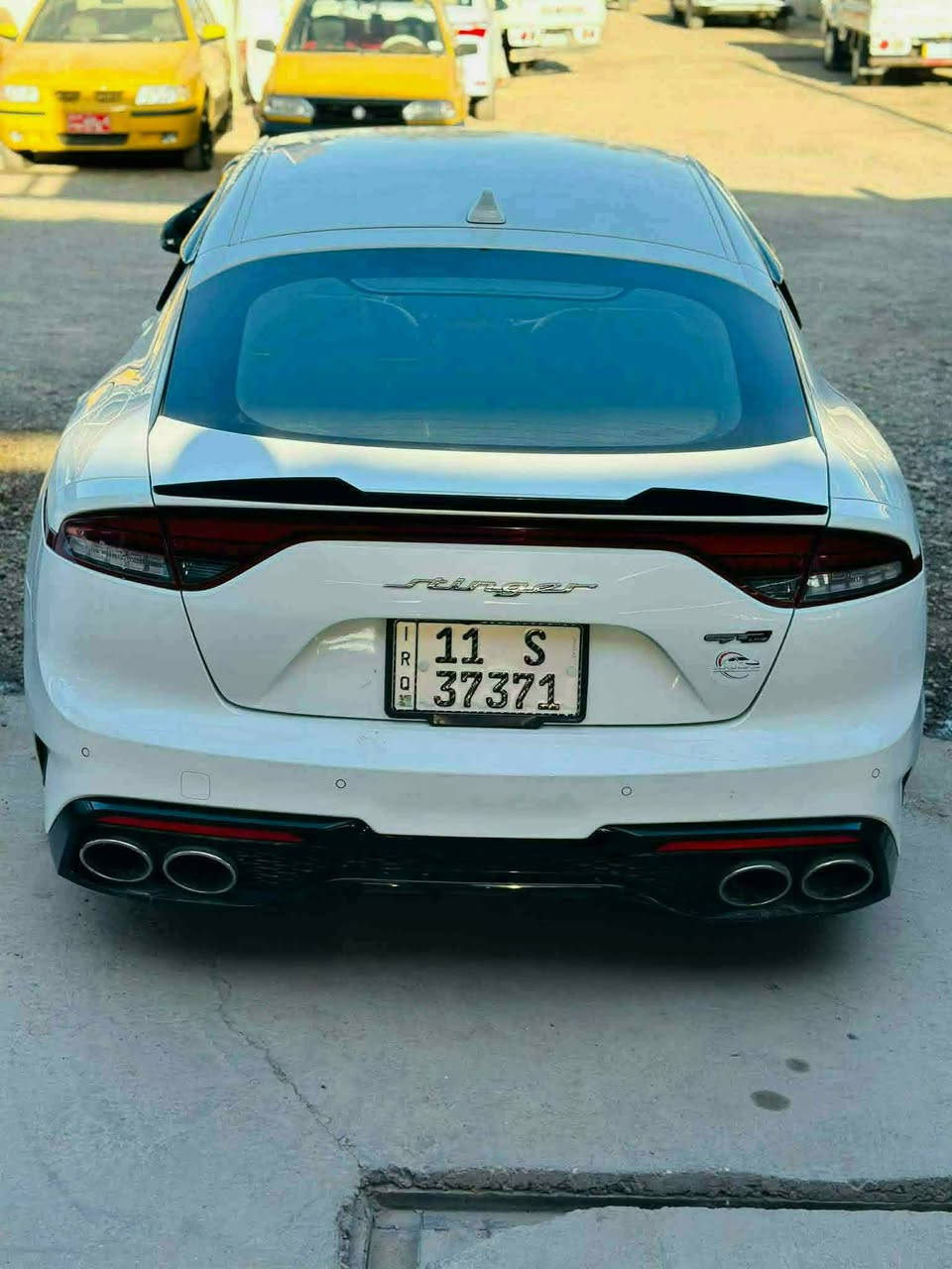 بيع سريع ومستعجل
كيا ستنكر 2022
2500 cc v4 
فول عدا الفتحه 
ماشيه 65000 ميل
صبغ صفحه كامله لا لغود ولا شواصي سليمات 
حادثها بأمريكا ومصلحه هناك 
كير + محرك كفاله عامه 
سياره خير من الله وبأسمي
السعر 150 وبيها مجال
مكان السياره الانبار الفلوجة

للتواصل ولتفاصيل اكثر خاص او الاتصال على الرقم
***********
السونار مرفق + صور السياره في امريكا
