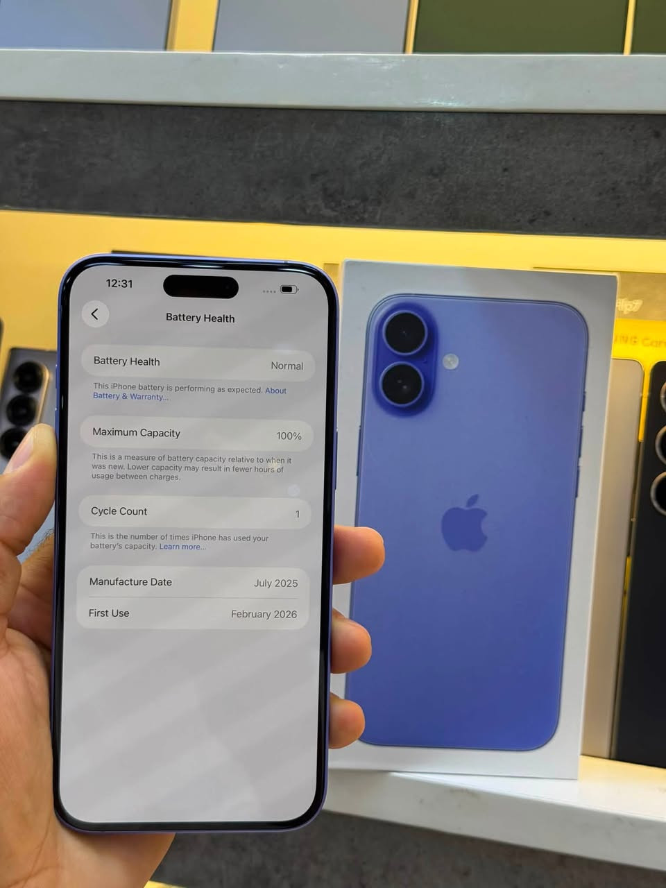متوفر قسط مراوس
ايفون 16 بلس ذاكره 256 بطاريه 100 بلادي 😍

فقط مفتوح من كرتونا نوذج Mاصلي ملحقاته كامله بي ضمان من مركز 15 يوم فحص وين ميعجبك سعر قفل من الخير 1100 الف💙

العنوان بغداد الدوره شارع معلمين طارق فون ***********
