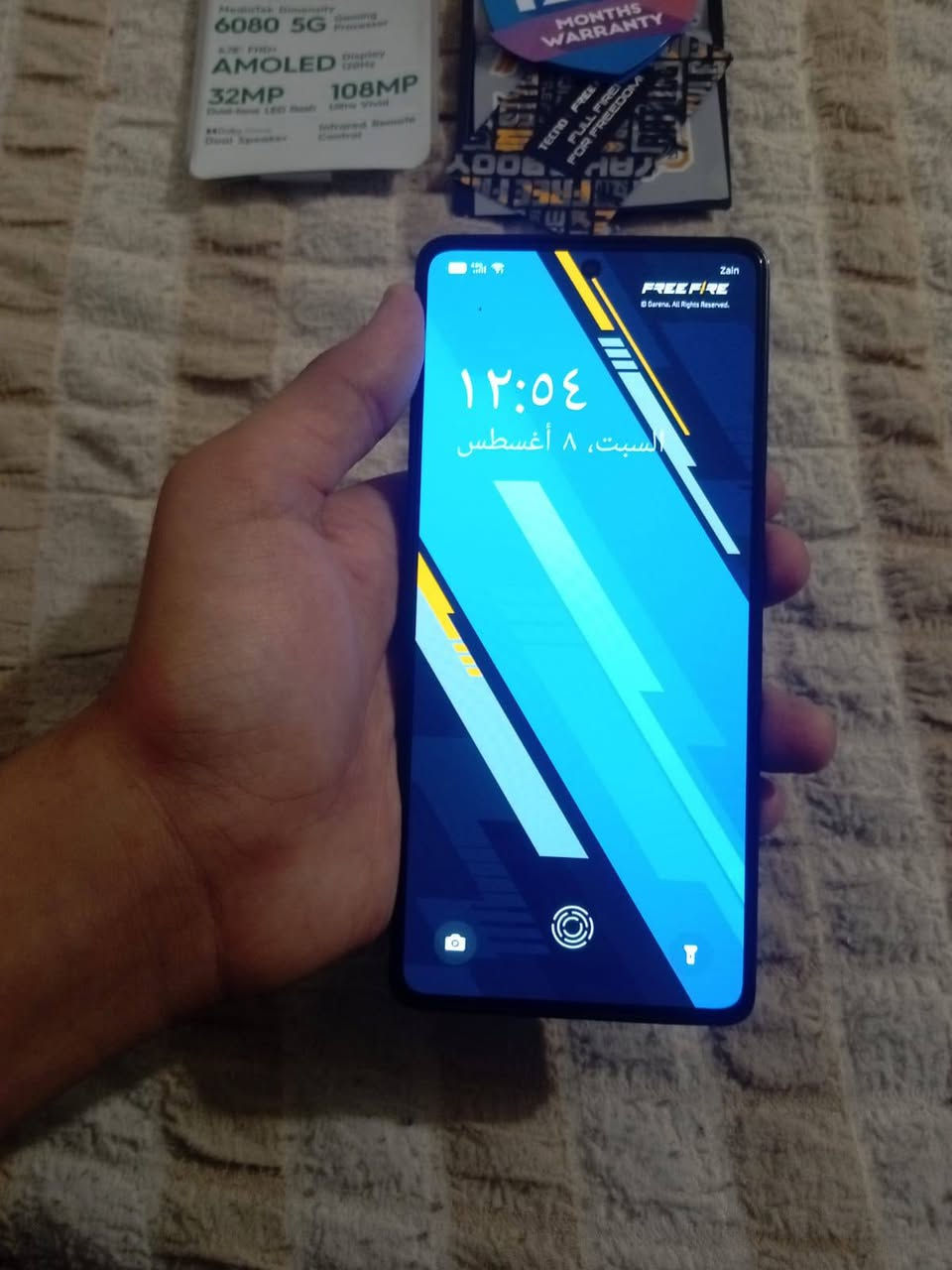 سلام عليكم حبايب تكنو POVA 6PRO 5G الجهاز كله بلادي بعده بضمان الشركه ما مفتوح وين ميعجبك تفحص ذاكره 256 عشوائية 24 لا ٦ ولا ١٢ يشغل ألوان بل ضهر شحن سريع ٧٠واط كامل ملحقاته هوا وستيكراته وكارتونته وشاحنته للبيع ب٢٨٠وبي مجال أو للمراوس شعندك نزل رقمي للتواصل خط وأتساب *********** متواجد, 24 ساعه الخاص مفتوح للجميع تنورونه
