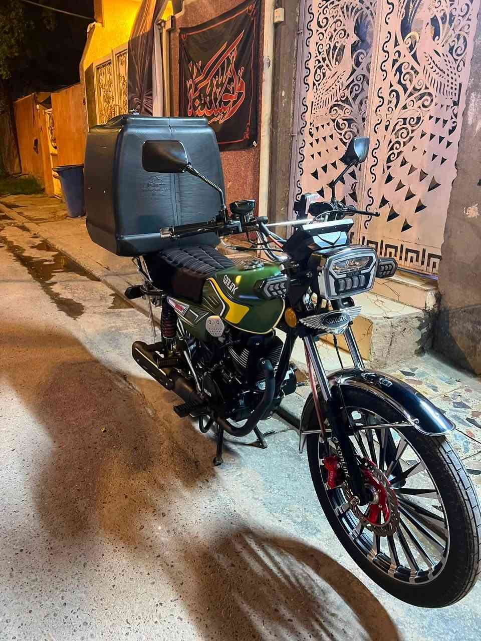 السلام عليكم دراجه سونك محرك 200cc ما مفتوحه الدراجه برغيي ما مفتوح بيه اوراق كامله السعر850 هذا رقمي ***********
