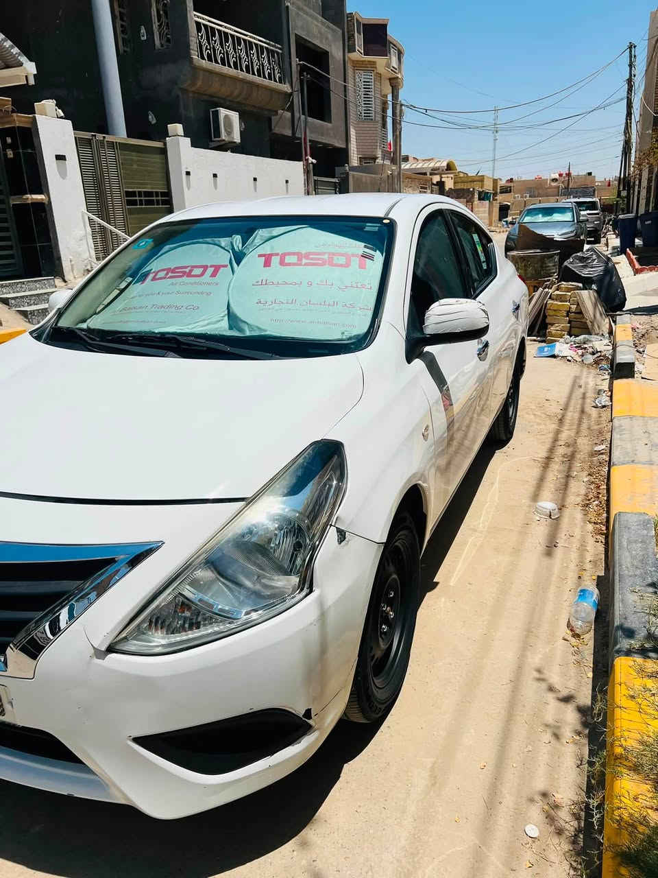 نيسان صني هندي ٢٣ معوقين ذي قار بعدله سنتين ونص وتصير حره
ضربته جاملغ امامي وطرف البنيد وبيه ضربه من وره راجعه بارد فقط
مكينه گير تبريد كفاله 
سياره بيه شاشه ومدوشمه جلد البيبان نايلون حراري 
كل نقص ما بيه 
ماشيه ١٠٠ 
السعر١١٣ وبيه  مجال بسيط 
استفسار ***********
مكاني ذي قار حي الأمير 
اقره المنشور وشوف الصور وتعال عامل مو تجي تكلي شبيه ما بيه
