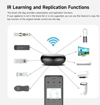 ريموت بلوتوث • واي فاي • تعلم IR