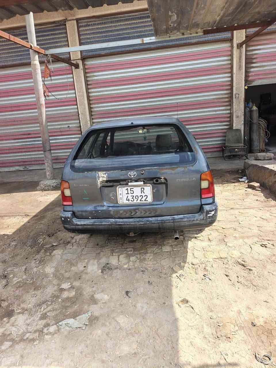 السلام عليكم كورلا موديل ٩٤ كير ومحرك خير من الله تخم تاير جديد باتري جديد سيارة جاهزة وخير من الله مكفوله من الضربه والصبغ على البلاد بيه بس جراد رقم نكليزي بسمي سنوي ل ٢٩ تريد تحويل تريد وكالة السعر ٣٢ وبيه مجال بيع أو مرواس حسب القناعة المكان واسط الصويرة ***********
