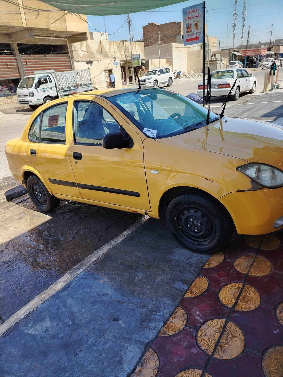 طيبه ٢٠١٥ تبريد خير من الله بيها خياس بدوسه مثل ماموضح بالصوره واجاملغ أثر دراجه وجعته علبارد  مكان السياره صلاح الدين قضاء بلد وشوفت عينك سعر ٣٣ وبيها مجال ***********

