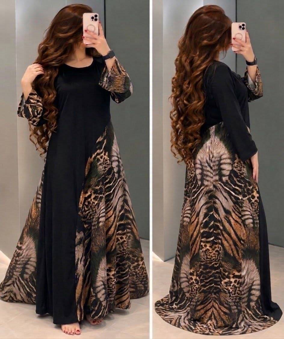 مخمل • فري سايز ١١٠ كيلو • كلوشه طويل