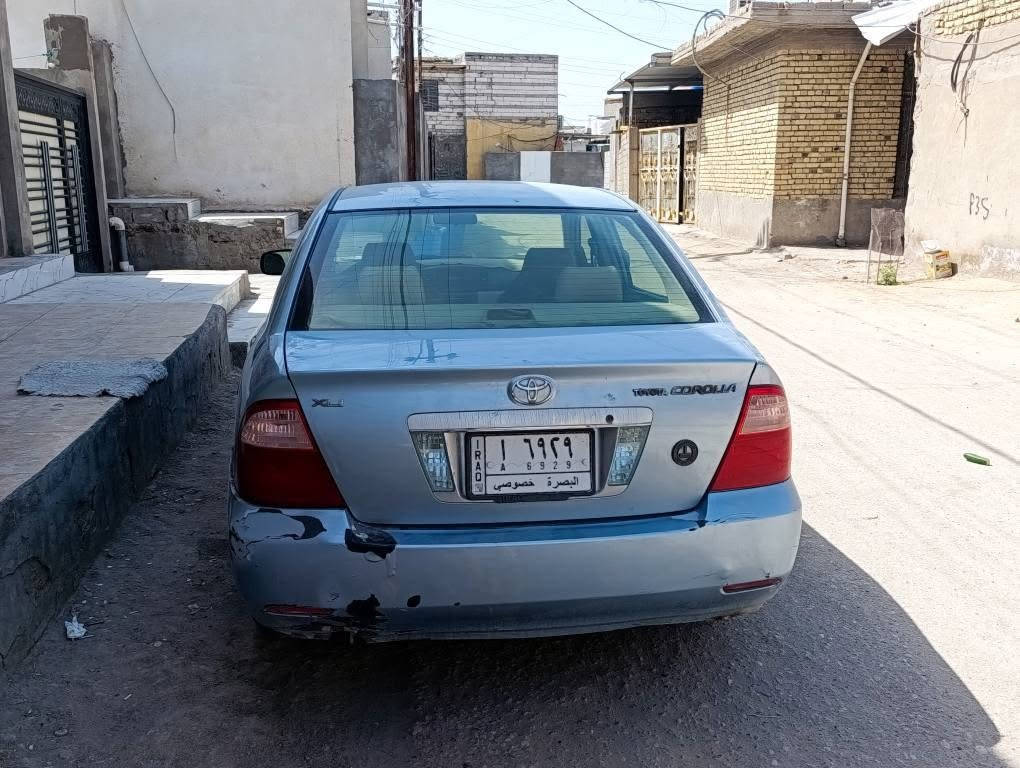 تويوتا كورولا موديل 2005  بسمي 
سياره جاهزه من كهربائيات و تبريد 
كفاله محرك كير و مصبوغة جماليه عامه مشتريه 
دعاميات مشخطه سبب كراج ضيق
إتصال *********** المدينة, البصرة
