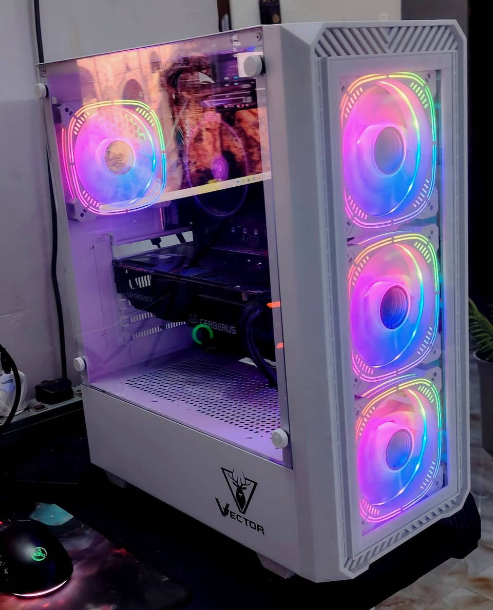 تحية طيبة للجميع
متوفر كيس كيمنك للبيع 
السعر 625 الف

CPU R7 2700X 8CORE 16 THERADS 
COOLER CPU AMD STOCK 
M. B MSI B450 GAMING PLUS MAX
RAM 8X2 16GB DDR4 
GPU GTX 1070TI 8GB ASUS CERBERUS
SSD 128 GB + SSD 512 GB 
POWER SUPPLY FSP 550 W PLUS
CASE WHITE VECTORE X 4 FAN RGB

مكاني موصل توصيل موجود
للتواصل *********** واتسب
