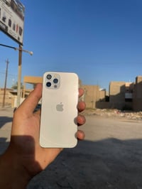 آيفون ١٢ برو ماكس • ابيض • فطر بالظهر