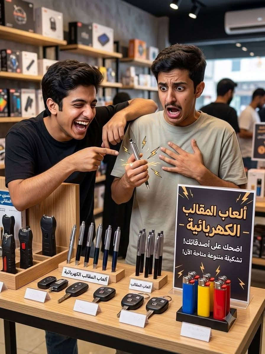 ألعاب كهربائية • ألعاب مقالب • جملة ومفرد