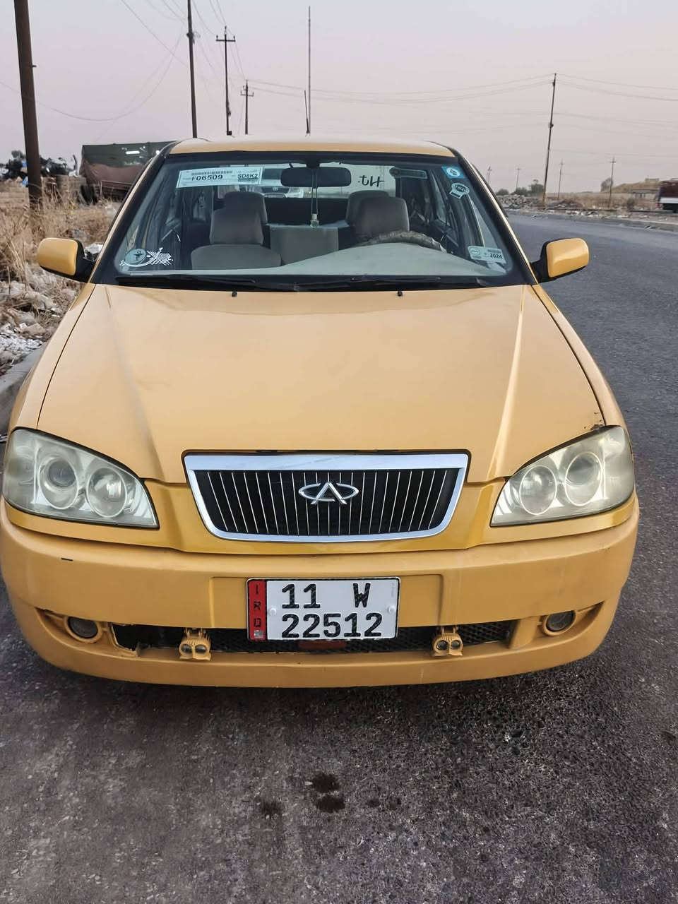 سلام عليكم
شيري كوين موديل 2009 
رقم انكليزي هيه وغرامات صفر تبريد ما شغال مكينه وكير يارس لا صرف ولا نفخ شرط الوكالة والتحويل سياره ما يعوزها شي نشطه فول سعر 32 وبي مجال للطيبين 
‏‪***********‬‏
