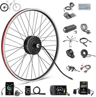 كامل للبيع ⚡️السلام عليكم شباب، متوفر عندي طقم تعديل دراجة كهربائية (E-Bike Kit) من الشركة العالمية الغنية عن التعريف BAFANG، وجاهز للتركيب الفوري.📋 مواصفات ومحتويات الطقم:المحرك: بافانج الأصلي بقوة 500 واط (عزم قوي جداً وسرعة ممتازة).الجهد الكهربائي: 48 فولت.حجم التاير (الويل): قياس 26 إنش (جاهز ومحبوك على السلك).الملحقات المتوفرة: العقل (الكونترولر) المبرمج والضفيرة الكاملة مع الشاشة الذكية لقراءة السرعة ونسبة البطارية.🌟 مميزات الطقم:تشغيل ناعم وسلس وبدون أي مشاكل أو أعطال.متوافق مع نظام الدراجة وقارئ البيانات شغال مثل الساعة 100%.عزم قوي جداً بالمرتفعات وسرعة ممتازة على الطريق.📍 المكان: السليمانية  للشراء والاستفسار، يرجى التواصل على الخاص أو الاتصال على الرقم: (***********)

نص مكتوب في الصور:
- BPM36V250W 563745