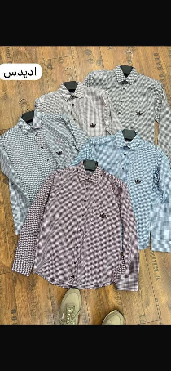 قميص كاروهات • شد ١٦ قطعة • مقاس L-3XL