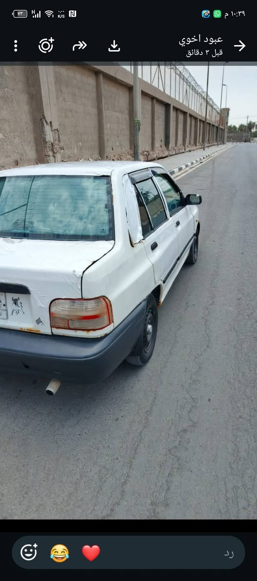 سايبه مديل ٢٠١٤
مكينه وكير جديده
حداديه نص عمر
بيه شوي خياسات
برانكيت مصلح
تحويل ثاني يوم 
ألسعر 18$وبيه مجال
موبايل ***********

نص مكتوب في الصور:
- عبود اخوي
- قبل ٣ دقائق