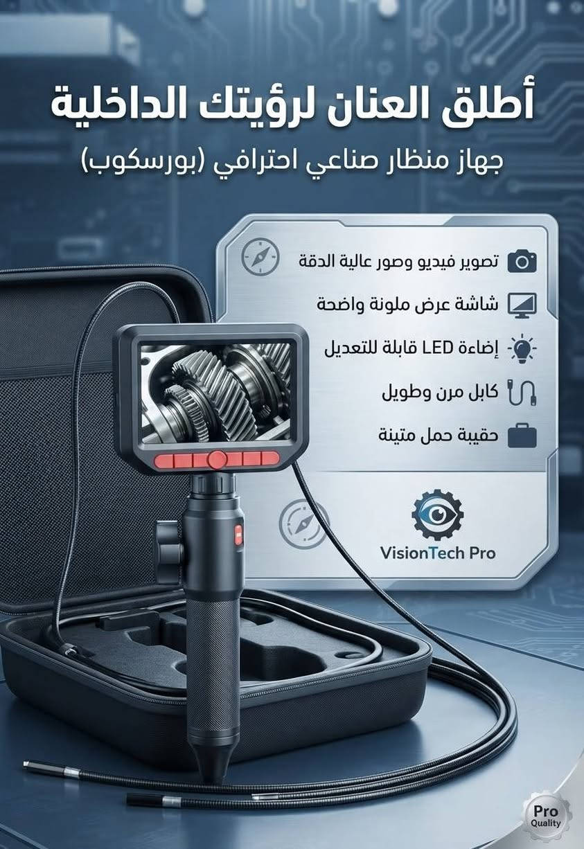 منظار صناعي • فيجن تك • عدة فحص تبريد