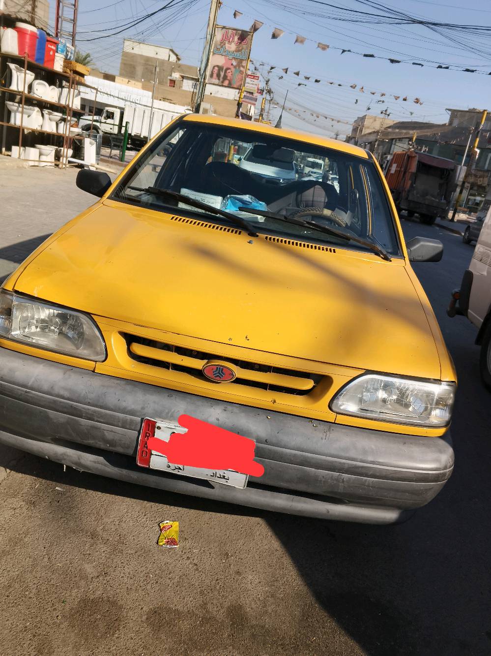 السلام عليكم  سايبا موديل ٢٠١٥ للبيع سيارة نضيفه كلش فقد بيهه طخه من الإمام موضخه بل صورة وبيه طخه من خلف للبيع مكان بغداد دورة سعر ٣٥ وبيه مجال  واكو مراوس بفيرنا هي وانطي
 وفرق