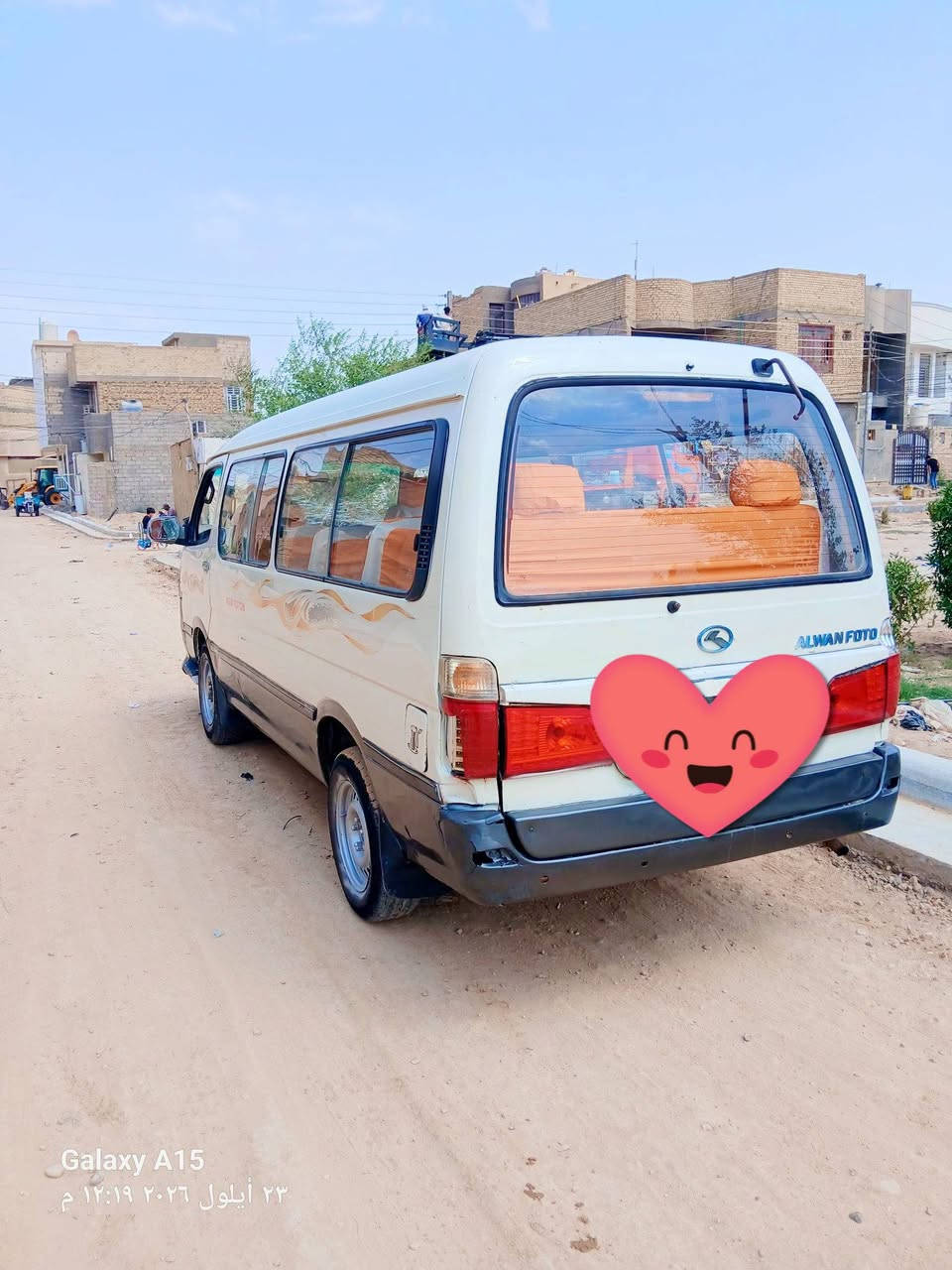 الاوان ١٥ موصليه محوره ونجي محرك نص عمر سياره جاهزه مكان كربلاء السعر ٣٠  ***********

نص مكتوب في الصور:
- Galaxy A15
- ٢٣ أيلول ٢٠٢٦ ١٢:١٨ م
- ٢٣ أيلول ٢٠٢٦ ١٢:١٩ م
