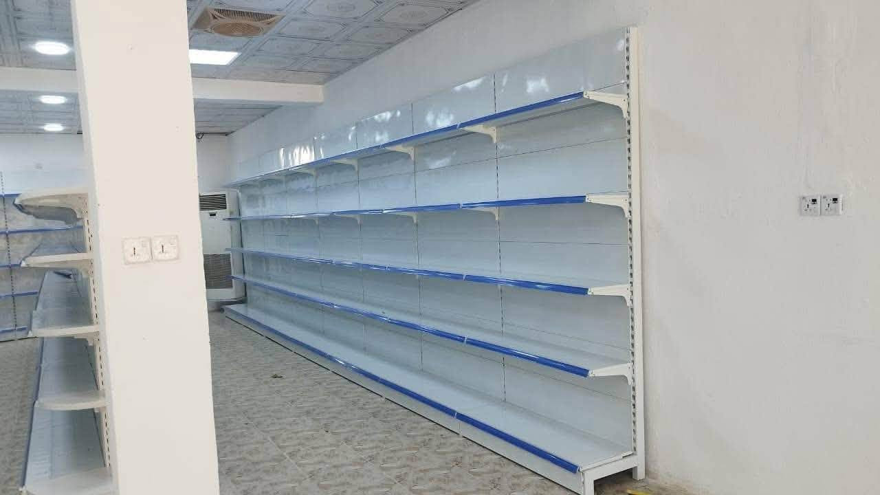 تجهيزات أسواق كاملة ان شاءالله 

رفوف صيني وتركي وعراقي وايراني 

رف جداري 
رف وسطي

سلات منوعه

مكتب أسواق كاشير
عارضه جكاير 
عارضة كرزات

كافه غراض ومطلبات الاسواق

توصيل فقط 
بغداد ***********
