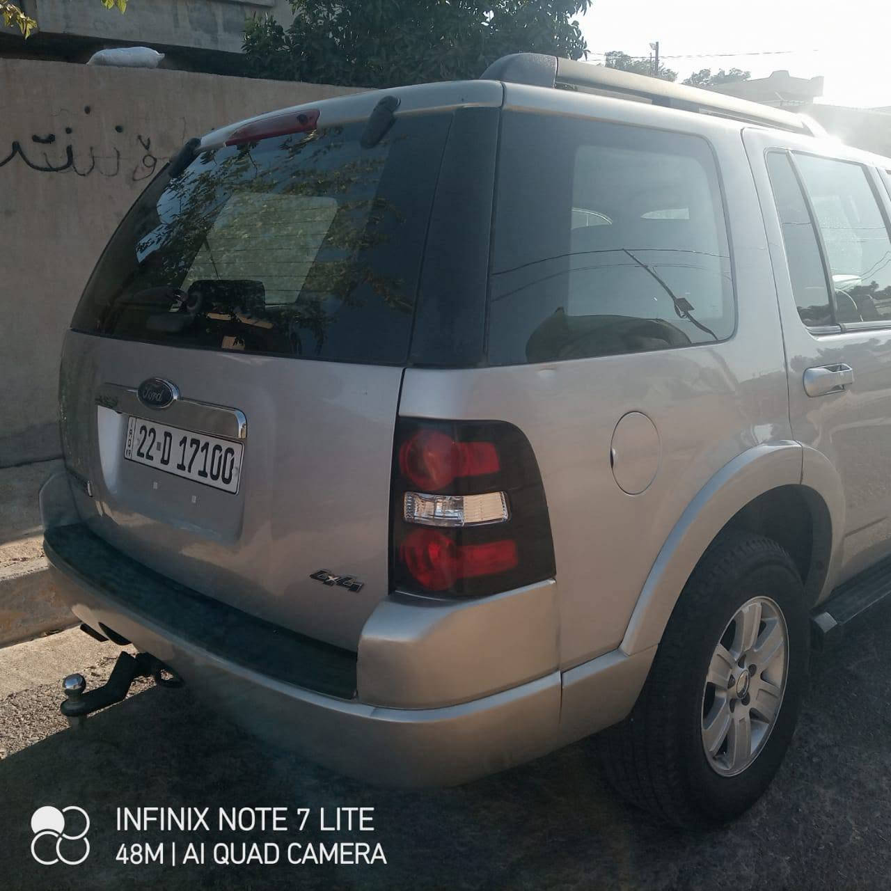 فورد اكسبلور مودیل 2008 تە برید مرکزی ۷راکب ‌‌‌‌‌4×4 باب کود. تعدیل سرعە ستیرن فولیم کوشین سایق کربایی   بدون سبوح بدون زربە دعامی بل دعامی بشرت سنە وی جدید بسمی کوبون بنزین موجود***********
سعر 95مجال

نص مكتوب في الصور:
- INFINIX NOTE 7 LITE
- 48M | AI QUAD CAMERA
- INFINIX NOTE 7 LITE 48M | AI QUAD CAMERA
- INFINIX NOTE 7 LITE 48M AI QUAD CAMERA
