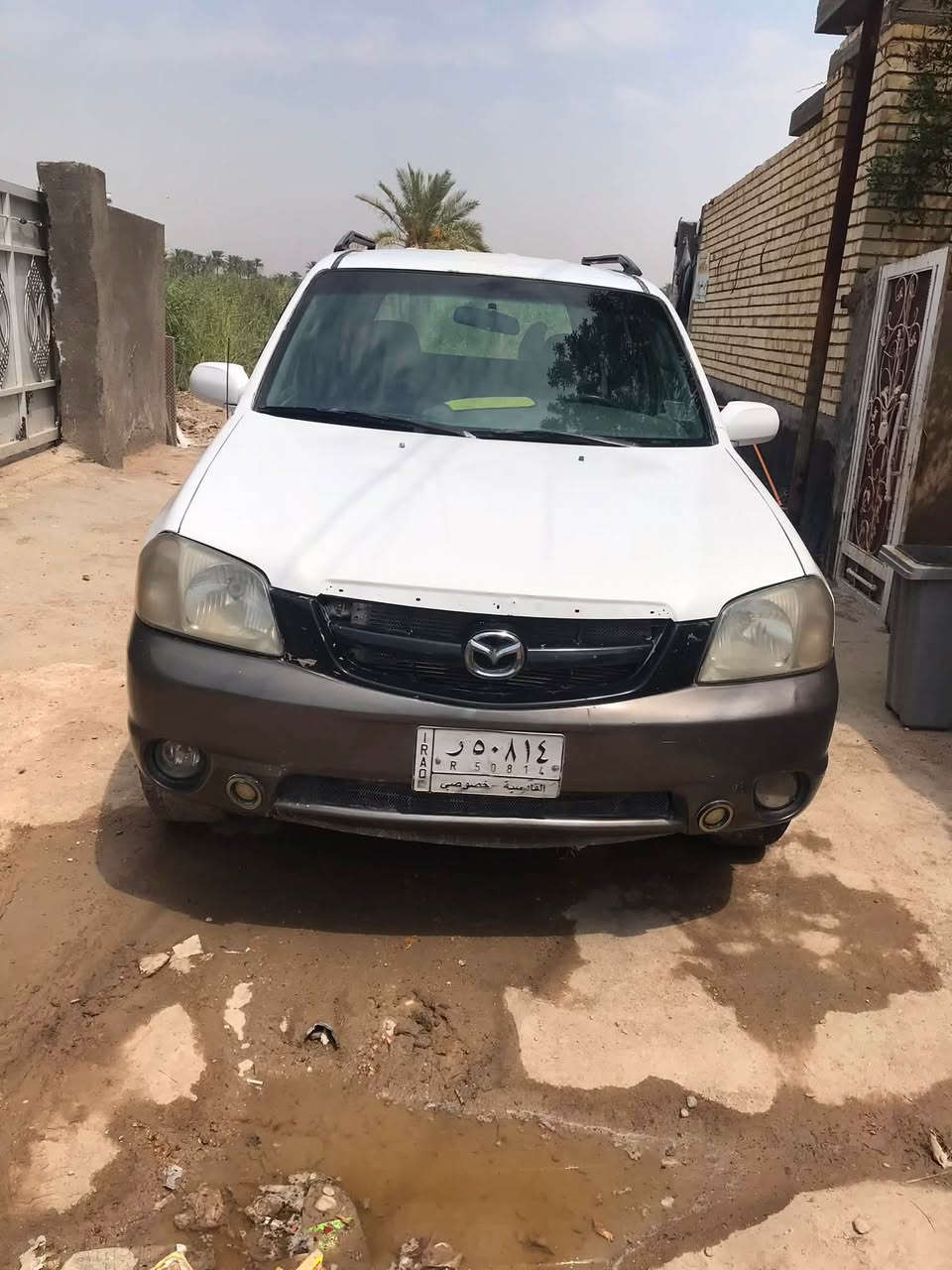 ‏السلام عليكم سيارة مازدا عالية 2001 سيارة: كل شيء مصبوغ حزام  ‫ تخم تاير جديد ‏مكينة وكير ابو الشف ‏تبريد شغال سياره كامله ونضيفه داخله ايضن نضيف سياره كامله من كير وحداديه تحويل ثاني يوم السياره بدون ضربه وبدون ضررالسياره معروضه ٧٠ ورقه وبيه مجال المكان مسيب بابل  /الرقم)***********
