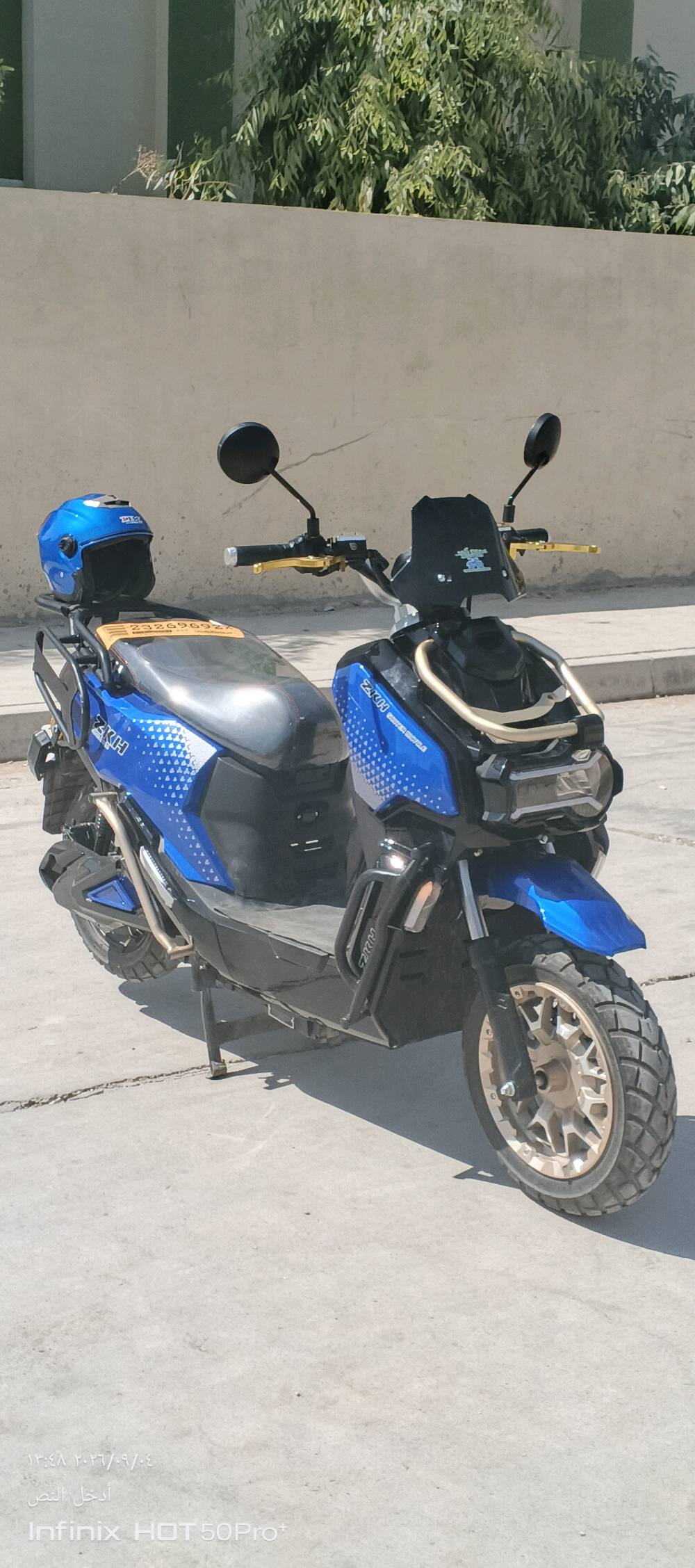 اباتشي جيل 5 ( 2026) 
 اللون الازرك وذهبي مميز
وبطارية العدد 6 كرافين 38 امبير مسطرة 
بريك رياضي دهن 
درع حماية كامل 
تاير جبلي 120 - 70 - 12 
شاشة ذكيه تقرء العطلات
ملف 3000

سرعه حقيقي 88 
دبل اشارة - نظام بك 
تمشيك 80 كيلو 
دبل سويتج وبصمة
ماخذه قسط
وابيعه نقد ماشيه فقط 1450 
السعر 1300 وقابل للتفاوض
ويرهم مراوس نزل لعندك ورزق على رب العالمين
