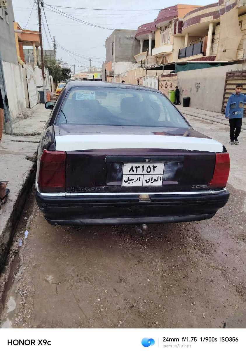 سلام عليكم للبيع اوبل اوميكا رقم اربيل سنويا عاج سيارة نظيف كلش كير عادي محرك 20شرط موديل 91وكاله بسمي سعر25بي مجال عنوان كركوك اقرب محطه بنزين طاهر رقم موبايل ***********

نص مكتوب في الصور:
- HONOR X9c 24mm f/1.75 1/334s ISO100 ١٥:٣٩ ٣١/٠١/٢٠٢٦
- HONOR X9c 24mm f/1.75 1/100s ISO142 ١٠:٤٠ ٣١/٠١/٢٠٢٦
- HONOR X9c 24mm f/1.75 1/900s ISO356 ١٠:٣٩ ٣١/٠١/٢٠٢٦
- HONOR X9c 24mm f/1.75 1/100s ISO107 15:38 1401/10/26
- HONOR X9c 24mm f/1.75 1/505s ISO100 ١٠:٣٩ ٣١/٠١/٢٠٢٦
- HONOR X9c 24mm f/1.75 1/334s ISO100 ١٠:٣٩ ٣١/٠١/٢٠٢٦