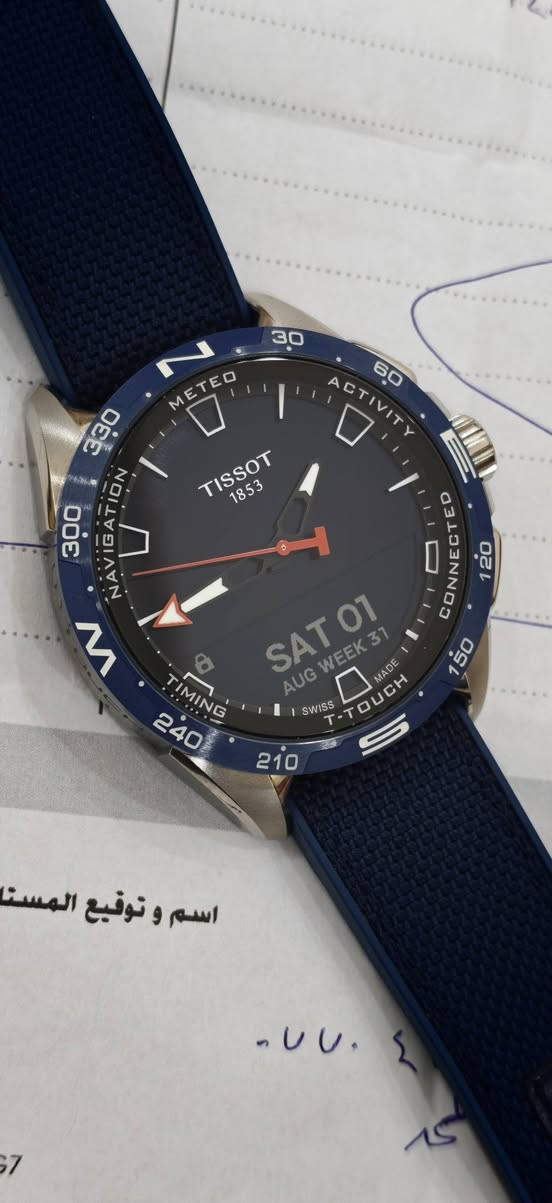 TISSOT T-TOUCH SOLAR
ساعة تيسوت تي تج سويسري أصلي 
وكالة أصلي 
جديد غير مستعمل 
كامل ملحقاتها 
فول مواصفات 
سعر 700$
*********** يوجد خدمة التوصيل
