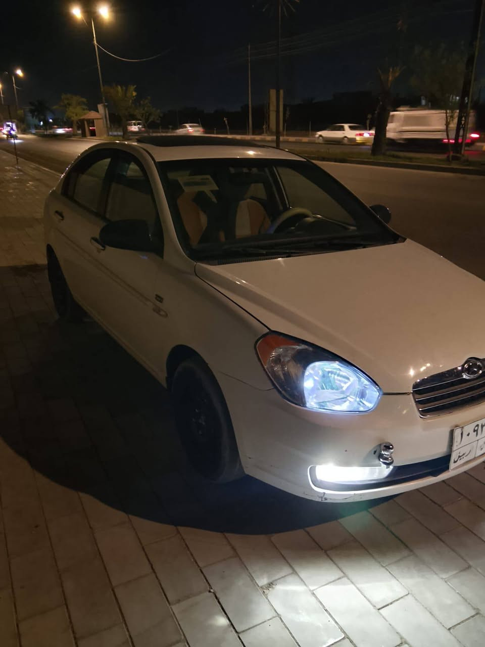 سلام عليكم اكسنت موديل 2008 محرك 1800 كير ومرك وحداديه وتبريد  خير من الله للبيع ب80وبيه مجال بيه طخات خفيف ***********
