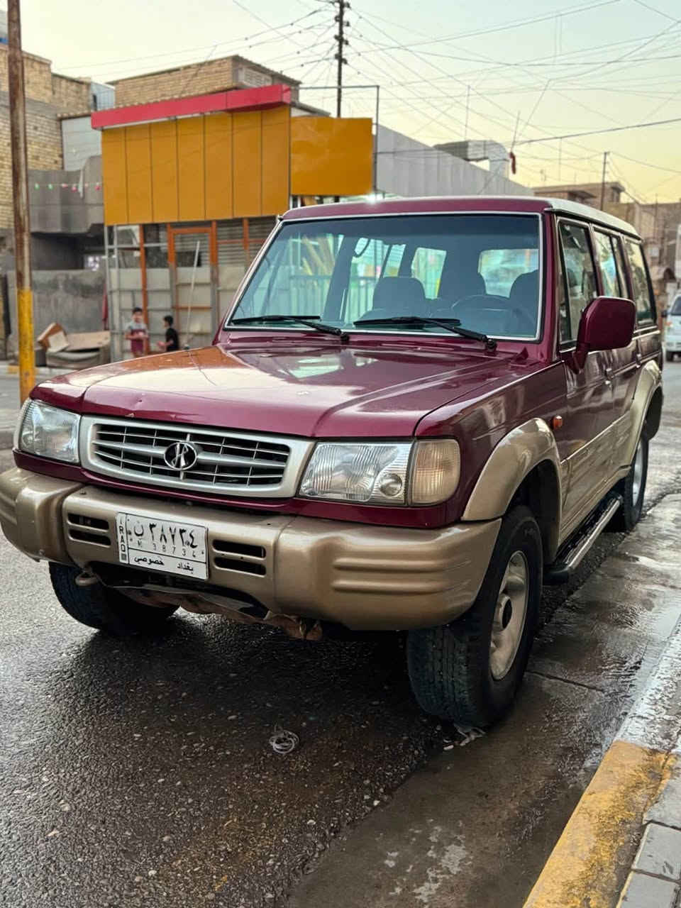 السلام عليكم سياره گالوبر موديل 2000 مكينة 3000
سيارة ابلادية مكفول گير  جديد حاوية ومحرك لا تبخير ولا تنقيص تخم تاير دفع رباعي شغال حدادية  نص عمر امامي خلفي تبريد عاطل گير واتماتيك 
مصبوغة حزام 
 السنوية منتهية 22 مكاني بغداد الرئاسة 
 السعر  52
***********
