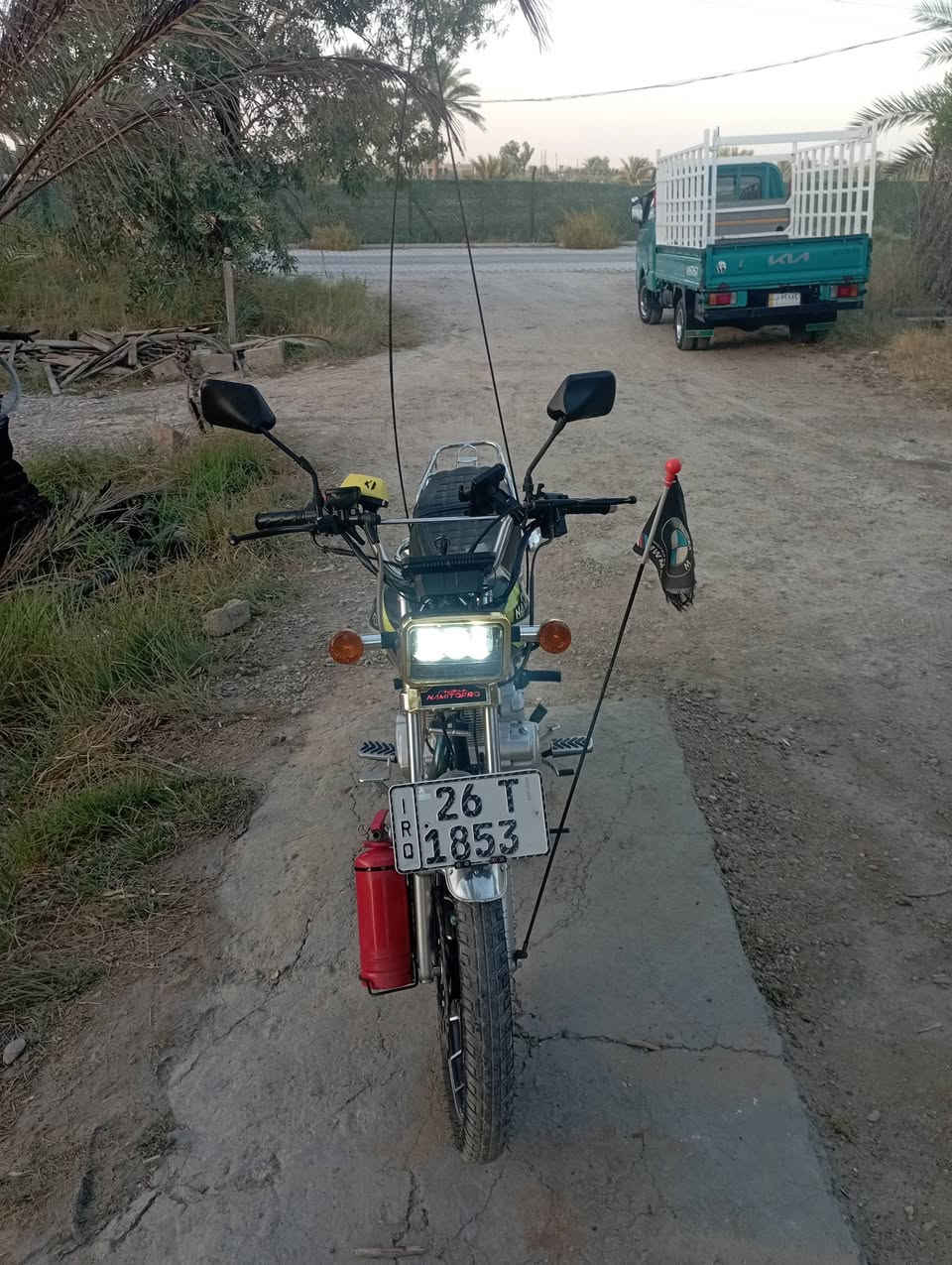 🛵 دراجة مرقّمة وأوراقها كاملة
✨  نامة ابرو موديل2025
✨ نظافة وترتيب
✨ جاهزة للاستخدام وما تحتاج شي
💰 السعر: 1,600,000 دينار فقط
📍 المكان: ابو غريب 
📞 للاستفسار والتواصل: ***********
