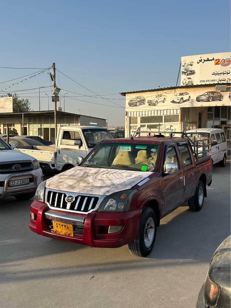 گوناو موديل ٢٠٠٦ بي ليدراو جوار جام كارةبا زور توندو تولة  ٢ وةرةقة غرامةي لة سةرة لةدواي محمةلة بوت دةگةرينمةوة سعري ٣٣ و مةجال  لة هةوليرم  
*********** أربيل, العراق
