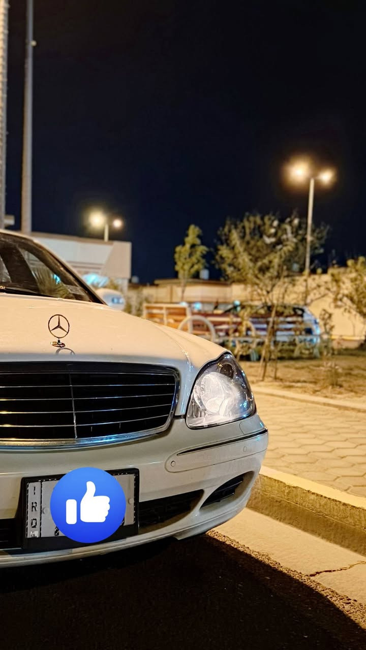 السلام عليكم مرسيدس غواصه S500 موديل 2002  رقم بصره بأسمي
السياره بدون صبغ ولا ضربه بلاديه بلادي  مكينه كير حداديه  كهربائيات وارد يابان 

التفاصيل

تحكم ستيرن جهتين
كشنات جلد كهرباء مع ذاكرة خزن ميموري 3 وضعيات

هيترات بالكشنات

نظام لايتات امامي زنون 
صندوق خلفي بصمه
سلايد رؤف 

برده خلفيه كهرباء

زراكات لايت شغالة

ستيرن كهربائي جميع اتجاهات  وخزن 
سي دي جنجر ٦ اقراص

جوبلسات تصعد وتنزل حسب الرغبه

نظام سياقه سبورت+عادي + اوتو 
 انارة ترحيب 
 وتحكم سياقه في الامطار
تحكمات ستيرن
تخم تاير جديد قبل شهر شديته ويل حجم 16مال الشركه

ملاحظه /
رجاء اخوي الي ما يعجبه السعر لا يعلق ولا تقارنها بالمضروبه والمصبوغه
 السياره رقم بصره واصوليه
مكان السياره البصره 
كاعيات شركه بلاديه 

السعر 130 وبيها مجال 

للاستفسار  ***********
