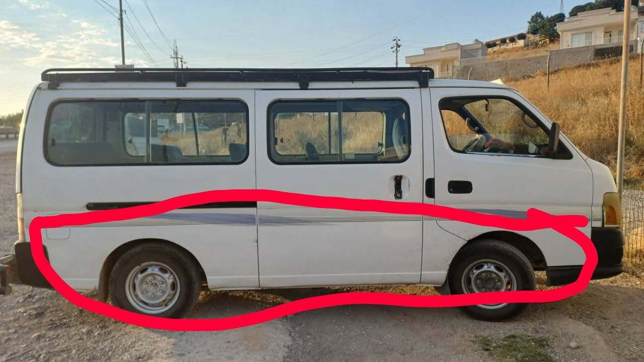 ئەم سەیارەیە بۆفرۆشتن
نیسان ئۆرڤان مۆدیل(٢٠٠٧)
گێرو مەکینە بەشەرت
رەقەم ئەسلیە 
سەنەویی نوئیە
***********
٤٧١٧٥١٣ ٠٧٨٢
