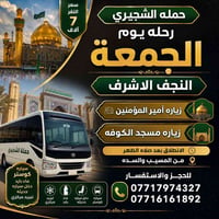 النجف الاشرف • زيارة الامام علي • كوستر حديث
