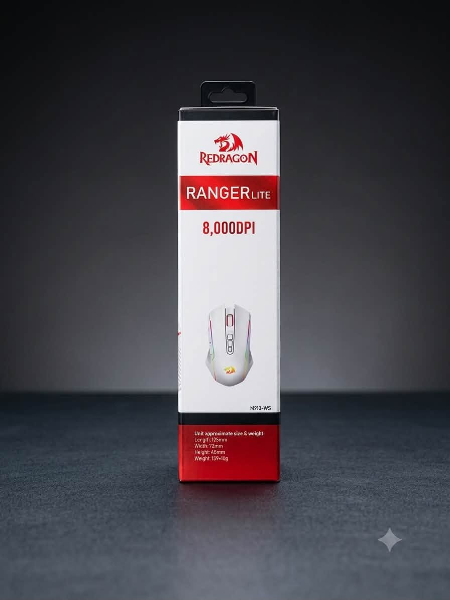 🖱️🔥 ماوس الألعاب Redragon M910-WS Ranger Lite 🔥

إذا تبحث عن ماوس يجمع بين الأداء الاحترافي والحرية في الاستخدام، فإن Redragon M910-WS Ranger Lite هو الخيار المثالي للكيمنك والعمل. 🎮💻

🌟 أبرز المميزات:
🔹 وضعا اتصال: لاسلكي 2.4GHz 📡 أو سلكي عبر USB 🔌
🔹 دقة تصل إلى 8000 DPI مع إمكانية التعديل حسب أسلوب لعبك 🎯
🔹 إضاءة RGB قابلة للتخصيص 🌈✨
🔹 بطارية مدمجة بسعة 700mAh تدوم لساعات طويلة 🔋⚡
🔹 أزرار بعمر افتراضي يصل إلى 20 مليون نقرة 💪
🔹 تصميم مريح وخفيف لجلسات اللعب الطويلة 🖱️🔥
🔹 استجابة سريعة وأداء ممتاز للألعاب التنافسية 🚀

💰 السعر: 30 ألف فقط 🔥

📞 للتواصل: ***********

🚚 متوفر توصيل إلى كافة أنحاء العراق 🇮🇶
