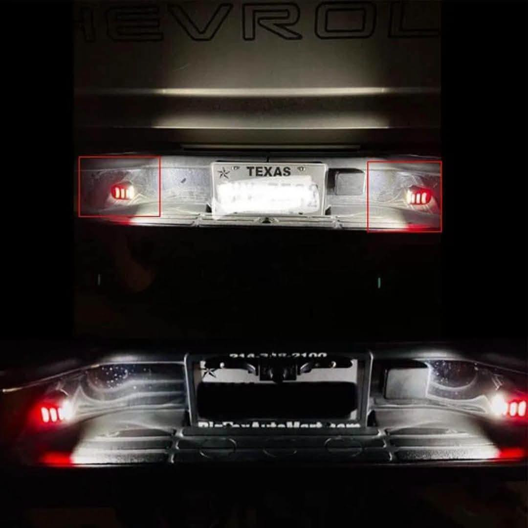 بسم الله الرحمن الرحيم
1_ كلوبات دعاميه لوحه أرقام LED أبيض مع ضهر المنتج لون احمر LED 

 1_جمسي يوكن ✅️
 2_ شوفر تاهو ✅️
3_ سلفراد ✅️ 
4_جمسي سيرا ✅️
موديل 2000_2006 ✅️

يوجد توصيل الى جميع المحافضات✅️🌍

***********

نص مكتوب في الصور:
- GEMPRO
- WHY CHOOSE HERCOO? HALOGEN LIGHT Too Dim Stock Light NEW LED LIGHT 6000K Bright Pure White
- AFTER VS BEFORE