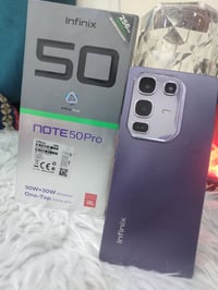 انفنكس نوت 50 برو مستعمل نظيف بدون عيب وبدون جلخ للبيع سعر علا خاص 077...