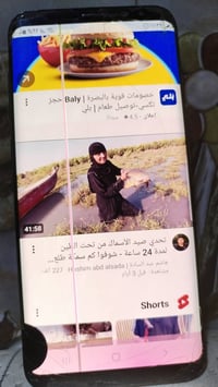 S8 بلس • ذاكرة ٦٤ • أضرار واضحة