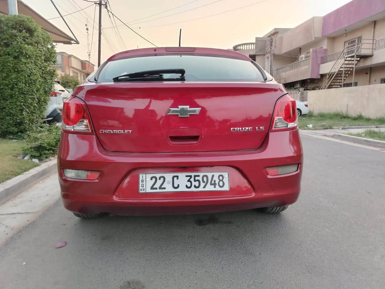 السلام عليكم
شوفر ليت كروز هاج باك ٢٠١٣ 
خليجي بدون حادث 
مواصفات 
LS
كاميرا 
شاشة كبيرة
تحكم ستيرن 
سنتر لوك
جلد 
 
لون ماروني مميز  رقم اربيل  باسمي تحويل مباشر 
السيارة تبريدها ثلج  كومبريسر بستم ما يفصل بالازدحام يعني انجماد 
 المحرك والكير خير من الله 
ادامة على السيارة كاملة ما بيها اي نقص  شغل واطلع ترايك وين ما تريد ترهم شبابية وترهم بناتيه  السيارة ع ايدي وبيها قطع صبغ  مكاني نفق الشرطة حي حطين 
السعر 80ورقة وبيها مجال بسيط للاستفسار الاتصال على الرقم ***********  مهندس اسماعيل

