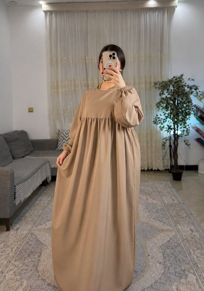 زي شرعي • قماش سندريلا • فري سايز ٦٠-٩٠
