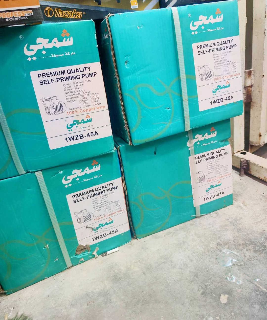 توفر🛑
ماطور ماء شمجي 1/2و 3/4و 1حصان
1/2 بسعر 34للف
3/4 بسعر 37 الف
1 حصان بسعر 53الف
لحجز وتساب
‏‪***********‬‏
الي يحب نضيف بل كروب يراسلني وتساب

