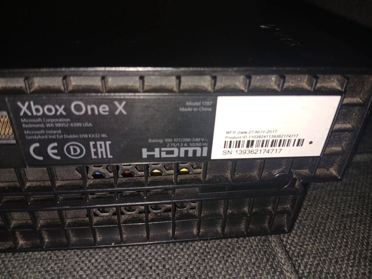 اكسبوكس ون اكس 4k للبيع الجهاز نظافه 90%
كامل ملحقات مابي اي مشكله تجي تفحص وتاخذ سعره 220 قفل ويا بطاريه وقاعده هديه وحساب متروس العاب ومنها forza 4 مملوكه
مكاني بغداد الاعظميه رقمي واتساب ***********

نص مكتوب في الصور:
- الألعاب عامل تصفية 11 من الألعاب فرز أبجدي FORZA HORIZON 4 FORTNITE FC25 DEAD ISLAND 2 CALL OF DUTY BATTLEFIELD 1 ASSASSIN'S CREED MIRAGE SNOW RUNNER VILLAGE RESIDENT EVIL HOLLOW KNIGHT SILKSONG grand theft auto V هل تبحث عن المزيد؟ عرض المكتبة الكاملة بحث