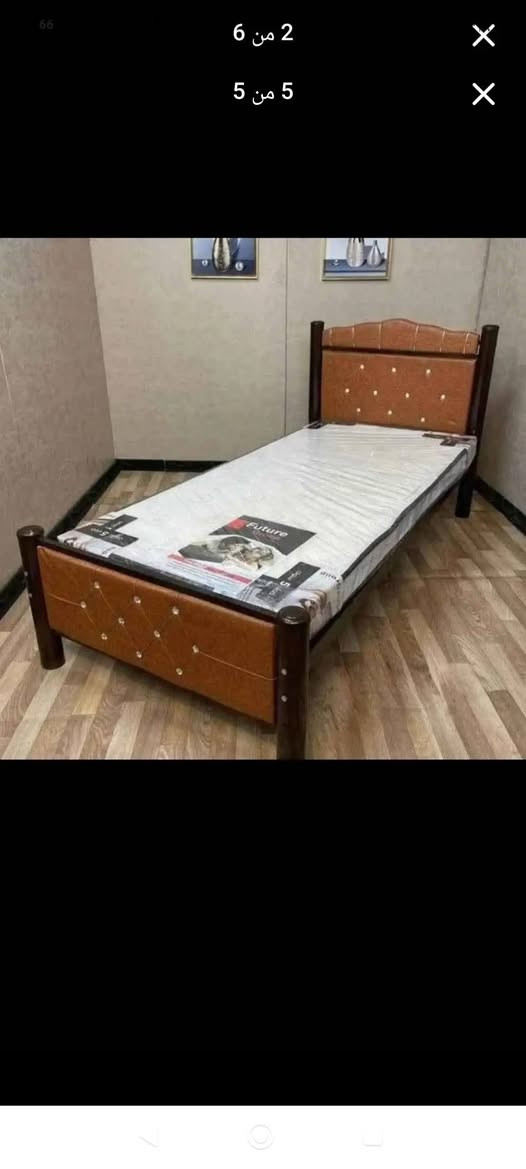 🛏️ سرير نفر واحد أصلي إيراني
النوع: سرير فردي (نفر واحد)

المنشأ: صناعة إيرانية أصلية

الخامة: غالبًا مصنوع من الخشب الطبيعي أو المعدن المطلي عالي الجودة

الجودة: عالية التحمل – يتميز بالمتانة وطول العمر

التصميم: عملي وبسيط – يناسب غرف النوم الصغيرة أو الاستخدام في الشقق أو السكن الطلابي

الراحة: يوفر دعماً جيداً للفراش والظهر

القياس التقريبي: 90 × 190 سم (قد يختلف حسب الموديل)
السعر 90 الف توصيل داخل كربلاء فقط توصيل سريع جدا لحجز الاتصال على الرقم التالي 
***********
