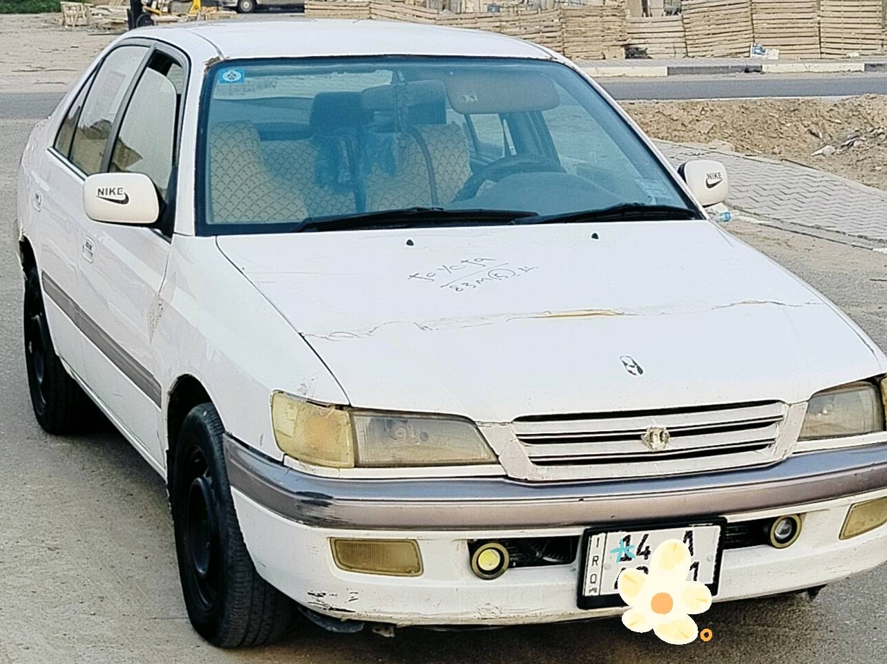 كرونا ياباني مديل 97 كفالة كص نقل كافة اصوليات رقم انكليزي بصرة سيارة جاهزة صبغها بلادي بيها تلكيط خياسات تبريد خير من الله كير مكفول مكينة حاويه (مشدودة حديثا)  حدادية جيدة كهربائيات شغالة سنوية جديدة شرط التحويل سعرها 50 مكانها بصرة قضاء المدينه و الشراي يتصل على صاحبها وهذا رقمة(  ‏ ‪***********