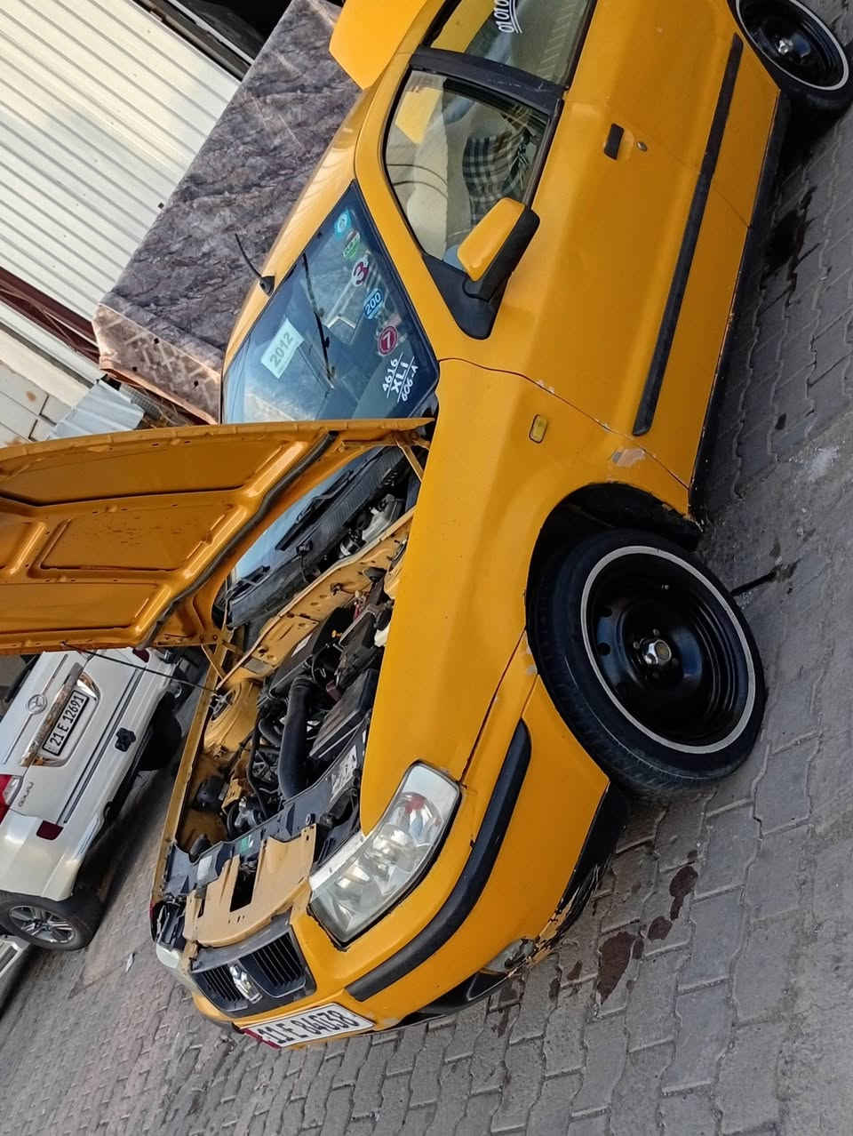 سمند ٢٠١٢ • لوحات جديد • ضرر خلفي