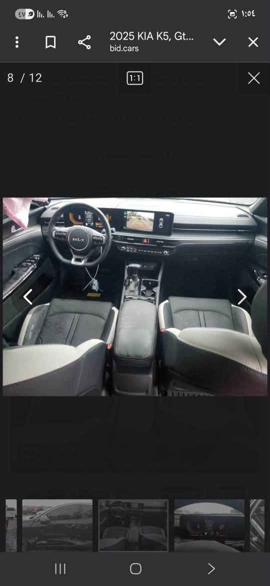 🚘 KIA K5 GT-Line 2025 بۆ فرۆشتن
▪️ مۆدێل: 2025
▪️ جۆر: GT-Line
▪️ ڕەنگ: ڕەش 🖤
▪️ ڕۆیشتن: تەنها 2,000 میل
▪️ ئۆتۆمبێلەکە زۆر پاک و بە دۆخێکی نایابە.

زانیاریی زیان و چاککردنەوە:
▪️ تەنها 2 دەرگا گۆڕدراون بە پارچەی بڵادی
▪️ دۆسە ڕەنگکراوە
▪️ نیوەی چاملغى پێشەوە بۆياغه
▪️ لە Airbag تەنها پەردە ى لاى سايةق (Curtain Airbag) بووە

💵 نرخ: 186 وەرەقة

📩 بۆ زانیاری زیاتر و بینینی ئۆتۆمبێلەکە، پەیوەندی بکەن.
***********

ــــــــــــــــــــــــــــــــــ

🚘 للبيع KIA K5 GT-Line 2025

▪️ الموديل: 2025
▪️ الفئة: GT-Line
▪️ اللون: أسود 🖤
▪️ المسافة المقطوعة: فقط 2,000 ميل
▪️ السيارة نظيفة جداً وبحالة مميزة.

تفاصيل الضرر والتصليح بكل وضوح:
▪️ فقط بابان مبدلان بلادي
▪️ الدوسة صبغ
▪️ نصف الجاملغ الأمامي صبغ
▪️ الإيرباغ المتأثر فقط الستارة جهة السائق (Curtain Airbag)

💵 السعر: 186 ورقة
للتواصل :
***********
