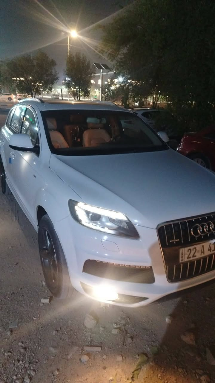 اودي Q7 slin quarter فول مواصفات بانوراما فول رقم اربيل فقط صبغ قبغ جنطه ٧ راكب ***********
