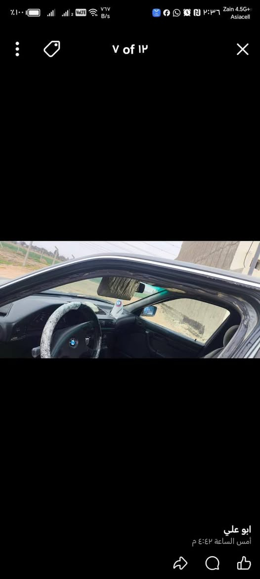 السلام عليكم ورحمة الله
للبيع Bmw الحجم 525 سيارة جاهزة من صدر خلفي امامي جديد غرفتهه نظيفة تخم تايرات جدد كهربائيات شغاله موديل 90وارد ياباني السعر 58وبيها مجال مكاني  سدة الهنديه
للاستفسار التواصل ع الرقم ***********
