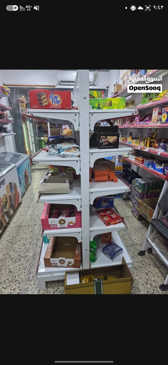 40قطعه رفوف جسرين تركي الثقيل 100×30 نظيفات مستعمل شي جدا قليل
وسطيه نظيفه ب 100 وبيها مجال بسيط
المكان بغداد نفق الشرطه 
***********
