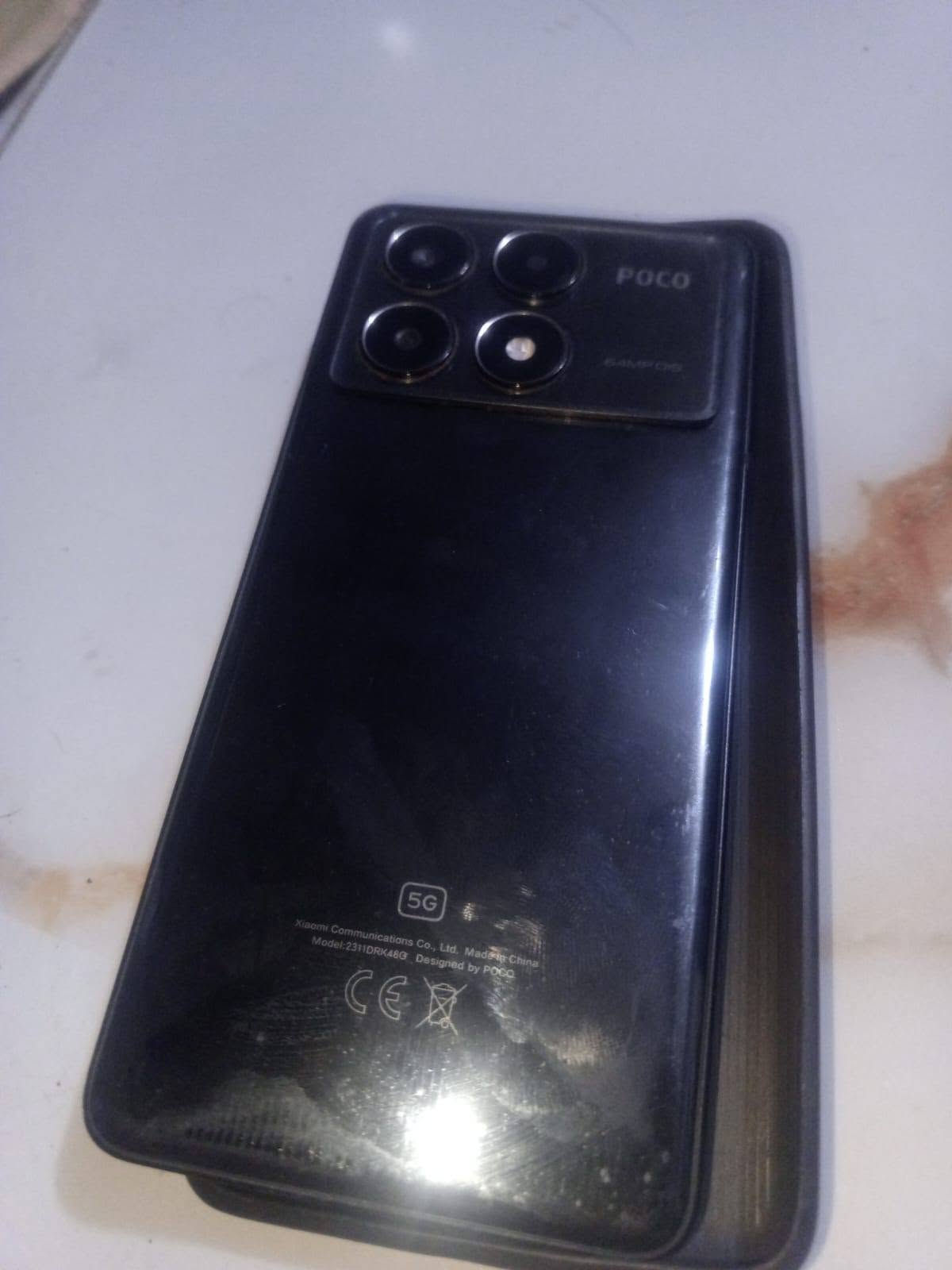 سلام عليكم..... 👌للبيع
@POCO.  X6. pro. 5G

ذاكره 512

بطاريه 5000

سعر الجهاز 300

الجهاز مكفول ماممبدل بي اي شي✅

المكان بغداد 👌

الاستفسار 👇

***********
