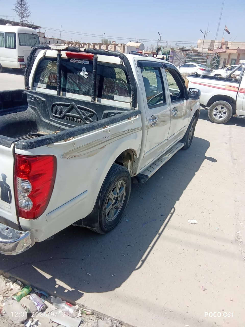 كريت ويل مديل ١٣
مكينه جديده حداديه جديده
بيه اخياس مسويه سياره نضيفه
بسمي مداور ثاني يوم
 رقم نجف مشروع وطني
مكان السياره ناصريه شطره
الشراي يتصل ***********

نص مكتوب في الصور:
- 12:31 2026/9/12 POCO C61
- 12:30 2026/9/12 POCO C61
- 12:31 2026/9/12
- POCO C61